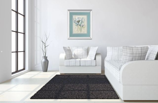 Classy Art Fresh Poppies l by Patricia Pinto Mirror Framed Wall Art-3