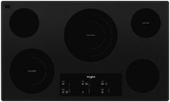 Whirlpool® 36" Black Electric Cooktop