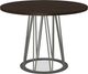 Amisco Customizable Calypso Solid Birch Round Dining Table Top with Metal Base-1