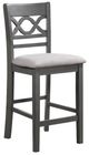 New Classic® Home Furnishings Cori 5-Piece Gray Counter Height Dining Set-4