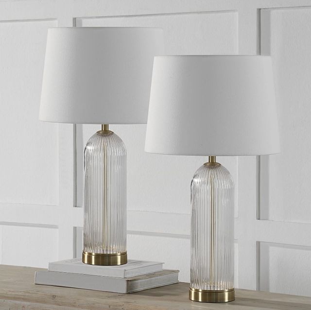 Renwil® Everren Ocala 2-Piece Clear Table Lamp-1