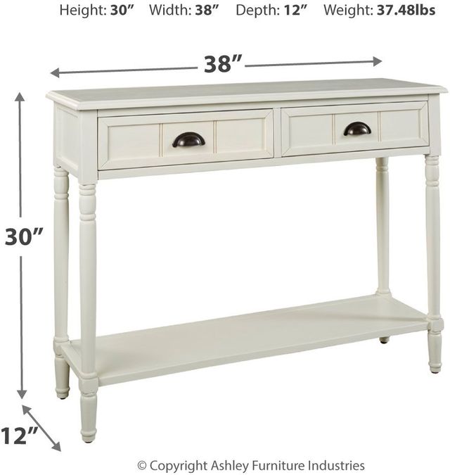 Signature Design by Ashley® Goverton White Console Sofa Table-4