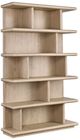Crestview Arabelle Beige/Whitewash 5-Shelf Etagere-0