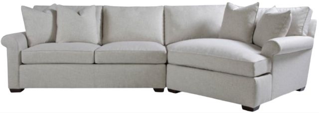 Huntington House Chill 2-Piece Curved Right-Arm Facing Sectional and Cuddle Chaise-0