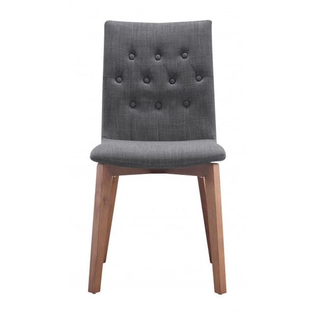 Zuo® Modern Orebro Graphite Dining Chair-2