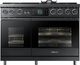 Dacor® 48" Graphite Stainless Pro Style Dual Fuel Range-0