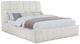 Coaster® Nollet Cream Queen Upholstered Platform Panel Bed-0