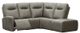 Elran Mathis Brown Manual Reclining Sectional-1