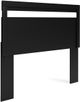 Signature Design by Ashley® Finch 2-Piece Black Queen Panel Headboard Set-1
