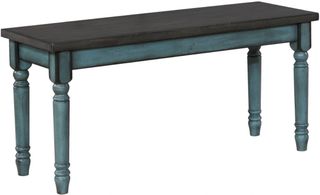 Powell® Willow Burnished Smoke/Teal Blue Bench