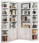 Parker House® Boca 5-Piece Cottage White L-Shaped Corner Bookcase Wall Set-0