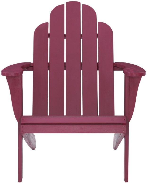Linon Adirondack Red Outdoor Chair-3