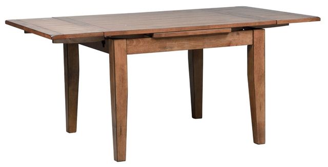 Liberty Furniture Treasures 5-Piece Black/Rustic Oak Rectangular Dining Set-1