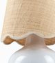 Surya Stella Glazed White Table Lamp-1