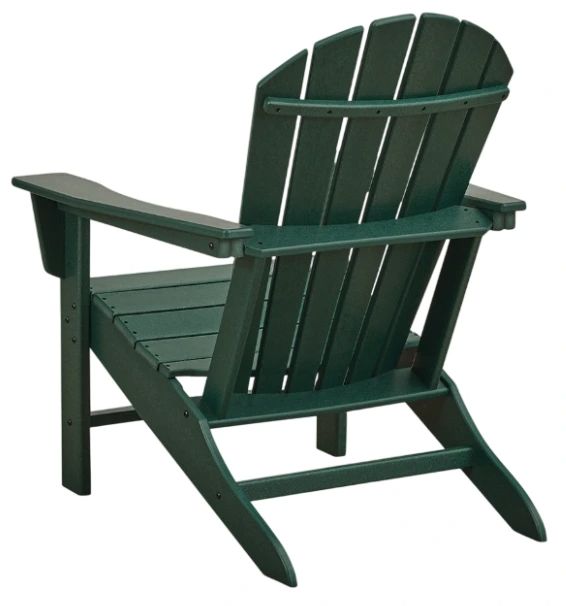 Signature Design by Ashley® Sundown Treasure Green Plastic Outdoor Adirondack Chair-3
