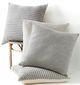 Giftcraft 4-Piece Cream/Gray Assorted Handloom Oversized Pillow Set-0