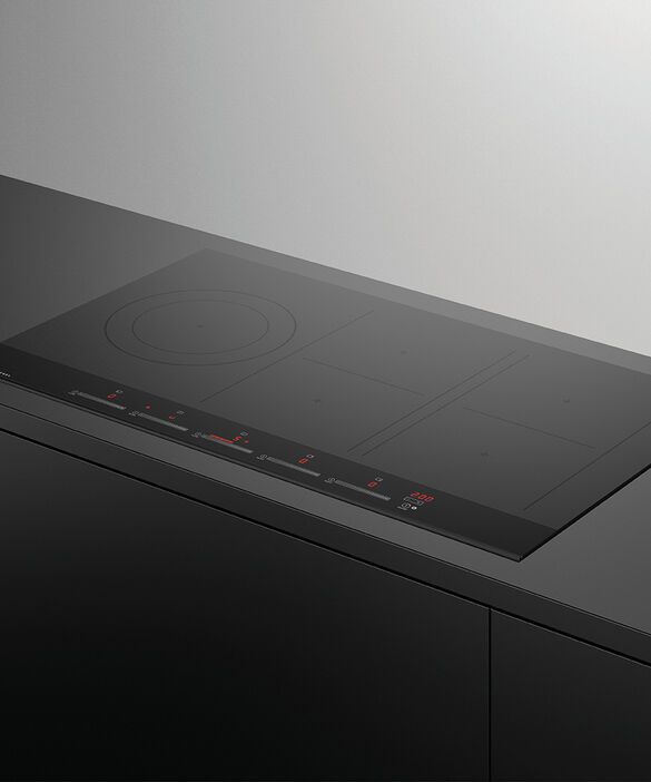 Fisher & Paykel Series 9 36" Black Glass Induction Cooktop-4