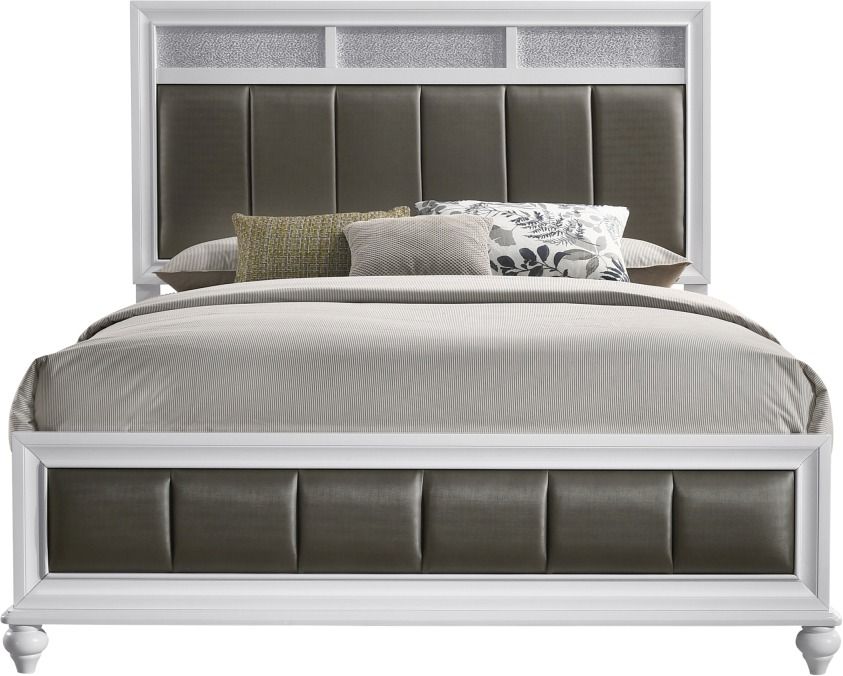 Coaster® Barzini White Queen Bed