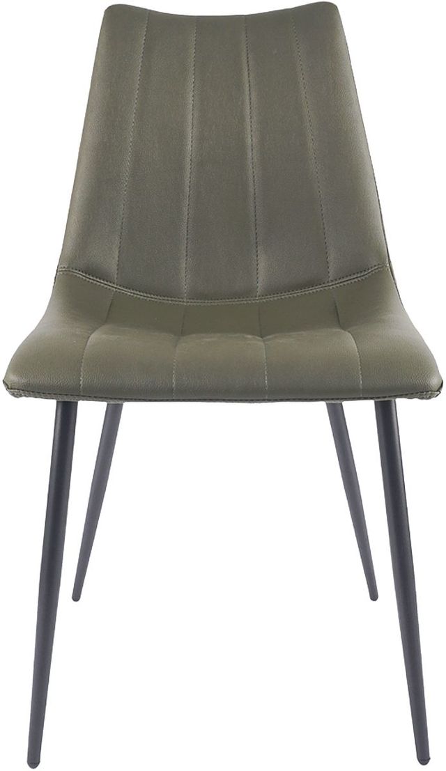 Moe's Home Collection Alibi 2-Piece Dark Green Dining Chair Set-1