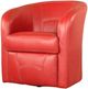 Fornirama 32 Red Swivel Chair-0
