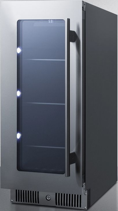 Summit® 15" Classic Collection 2.8 Cu. Ft. Black Beverage Center-1