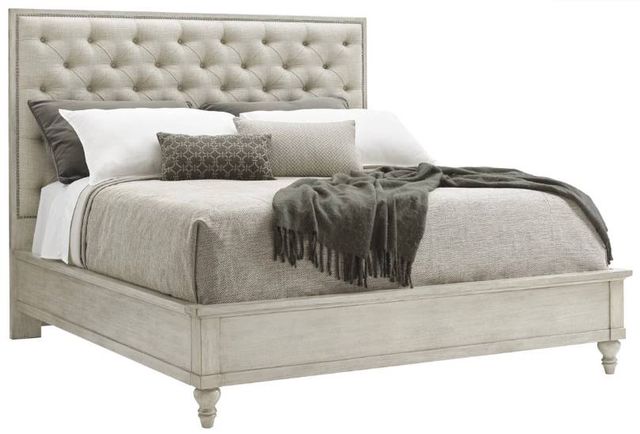 Lexington Home Oyster Bay Sag Harbor Beige California King Upholstered Panel Bed-0