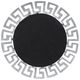 A & B Home Nickel Cut Out Mirror-2