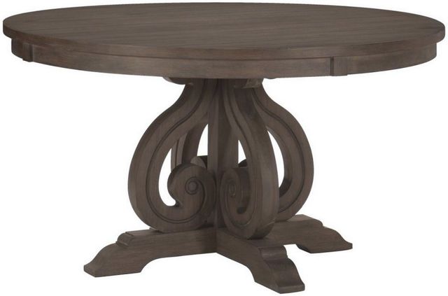 Mazin Furniture Toulon Oak Round Dining Table-0