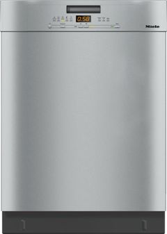 Miele 24" Clean Touch Steel Front Control Built In Dishwasher 