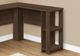 Monarch Specialties Inc. Walnut L-Shaped Desk-1