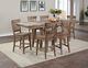 Steve Silver Co. Riverdale 7-Piece Driftwood Counter Height Dining Table Set-4
