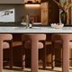 TOV Furniture Malone Rust Chenille Counter Stool-1