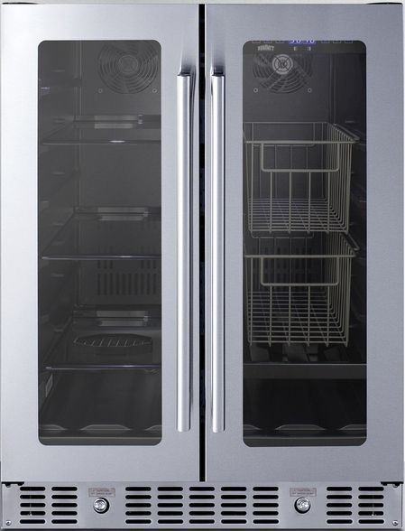 Summit® 24" 4.6 Cu. Ft. Stainless Steel Beverage Center-0