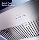 GE® 36" Stainless Steel Island Range Hood with Clean Air Sensors-4