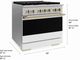 ZLINE Marino 36" Stainless Steel Pro Style Dual Fuel Range with White Matte Door and Champagne Bronze Accents-2