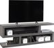Aspenhome® Contemporary Alder Lifestyle Smokey Grey 74" Open S Console-0