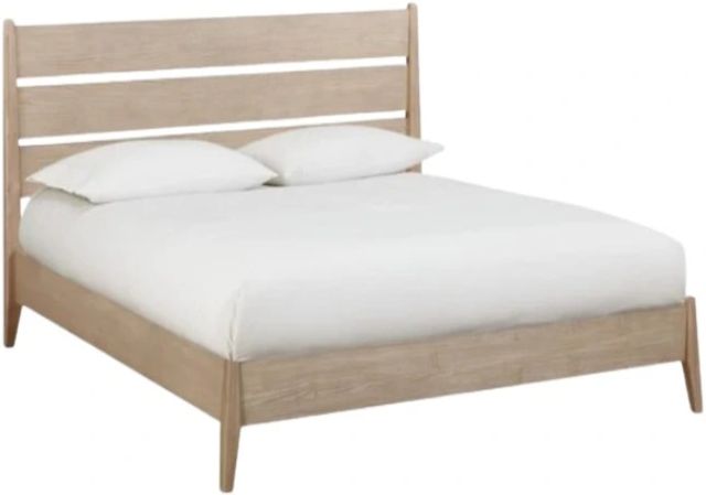 Modus Furniture Sumire Ginger California King Panel Bed-0