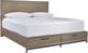 aspenhome® Trellis Desert Brown King Panel Storage Bed-0