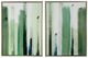 A & B Home 2-Piece Blue/Green Printed Acrylic Wall Art Set-1