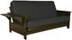Kodiak Furniture Jozie Graystone/Taber Indigo Full Futon Frame with Mattress-0
