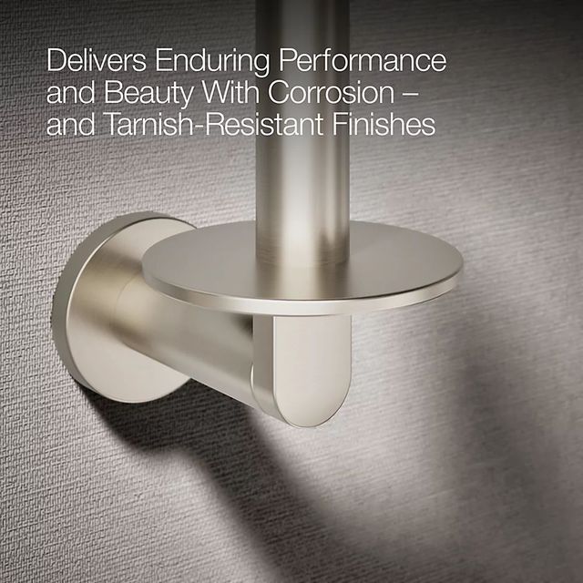 KOHLER® Composed® Vibrant Brushed Nickel Vertical Toilet Paper Holder-2