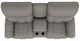 La-Z-Boy® Morrison Charcoal Power Reclining Loveseat with Console, Headrest, and Lumbar-4