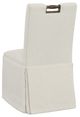 Fairfield® Customizable Entree Dining Pull Short Back Skirted Dining Chair with Tobacco Legs-3