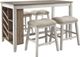 Signature Design by Ashley® Skempton Light Brown/White 24" Counter Stool-3