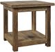 Jofran Inc. Reclamation Brown End Table-0