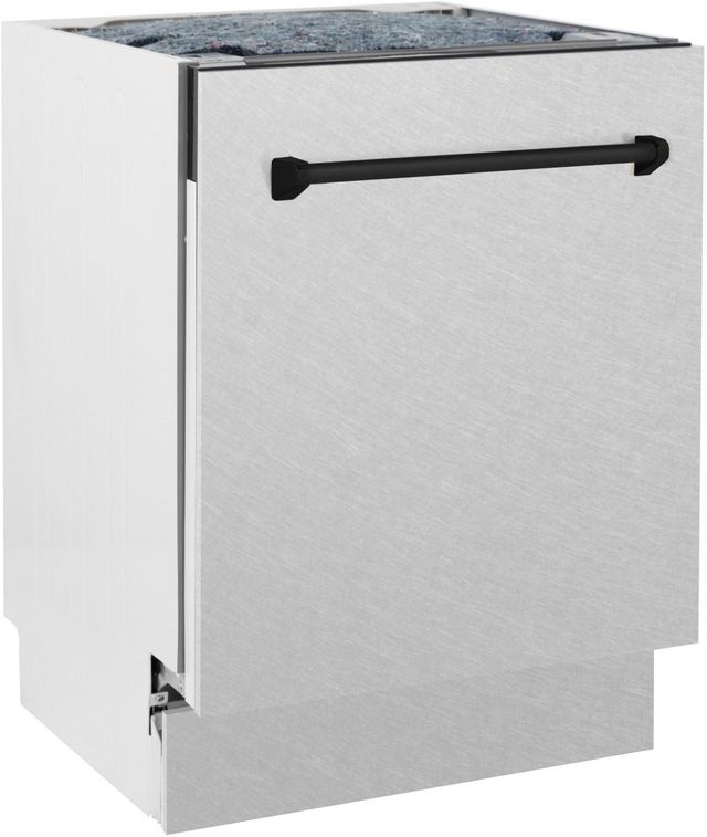 ZLINE Autograph Edition 24" Satin Stainless Steel Built In Dishwasher-2