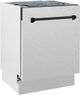ZLINE Autograph Edition 24" Satin Stainless Steel Built In Dishwasher-2