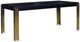 New Classic® Home Furnishings Empire 5-Piece Black/Gold Dining Table Set-2