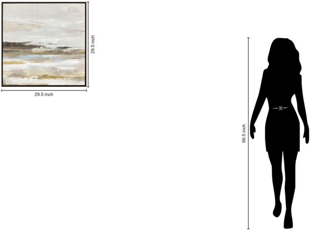 Classy Living Contemplative Tranquil Horizon I Wall Art-2