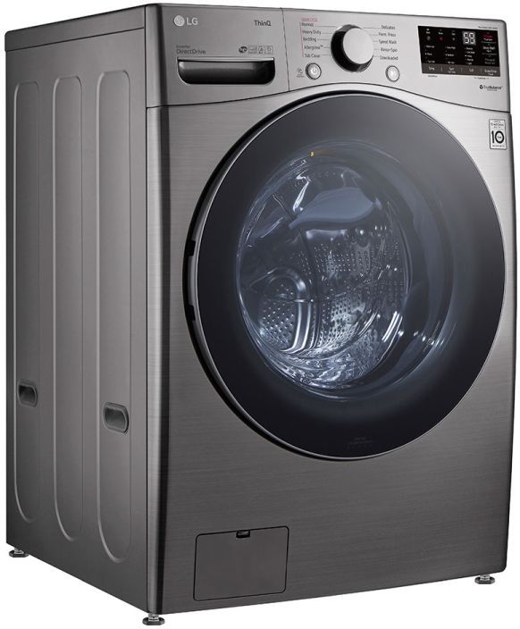 LG 4.5 Cu. Ft. Graphite Steel Front Load Washer-2
